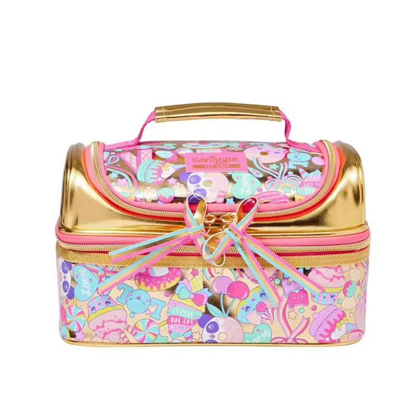 Golden Smiggle Style Kids School Backpack Set – Student Bag, Pencil Case & Lunch Bag Gift
