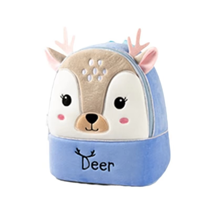 Plush Animal Backpack for Toddlers –Boys & Girls, Lightweight Animal Shaped Soft Carry Bags