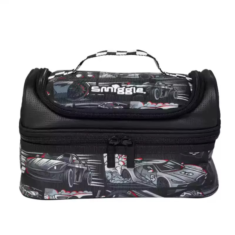 Racing Car Backpack Set for Boys Smiggle – Large School Bag with Lunch Bag, Wallet & Pencil Case for Students