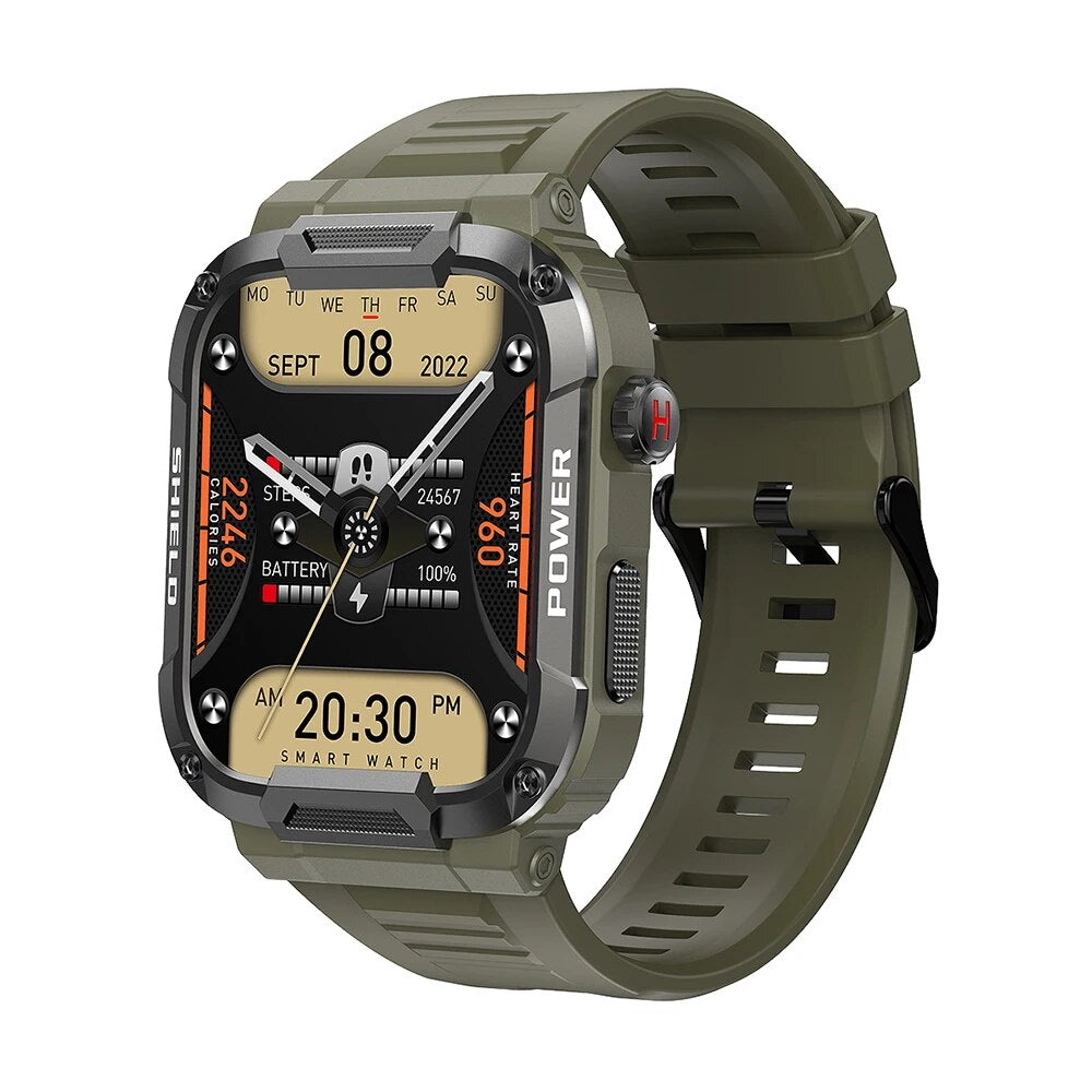 Military Style Multifunction Touch Smartwatch For Android IOS