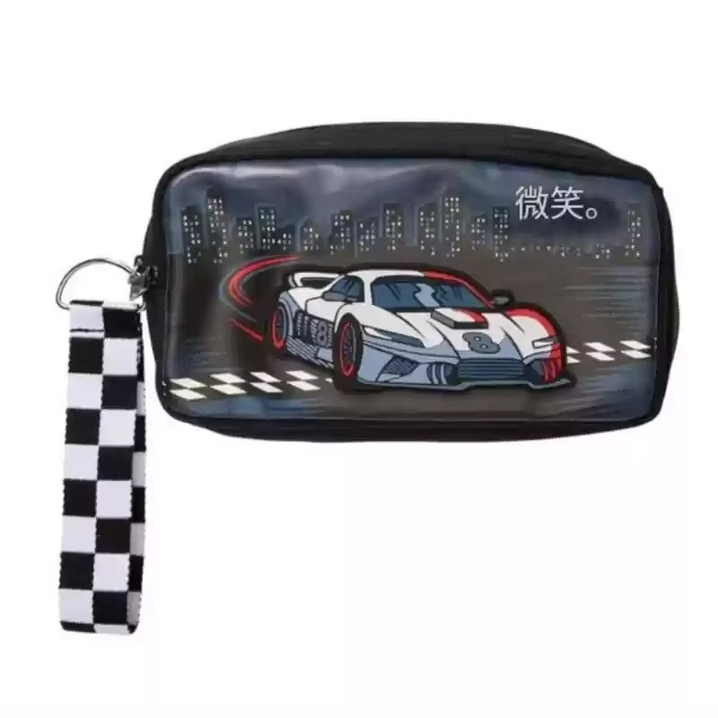 Racing Car Backpack Set for Boys Smiggle – Large School Bag with Lunch Bag, Wallet & Pencil Case for Students