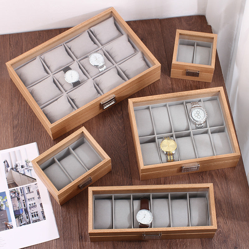 Bamboo Wooden Watch Storage Case