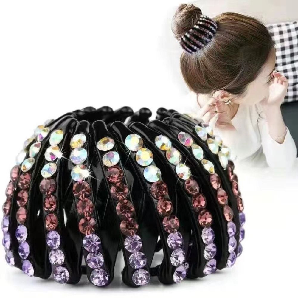 Creative Rhinestone Bird Nest Clips Headwear Hair Accessories