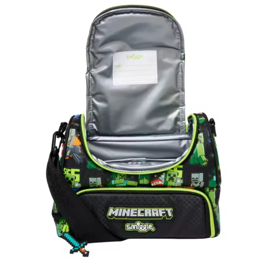 Minecraft Boys Girls School Backpack Set
