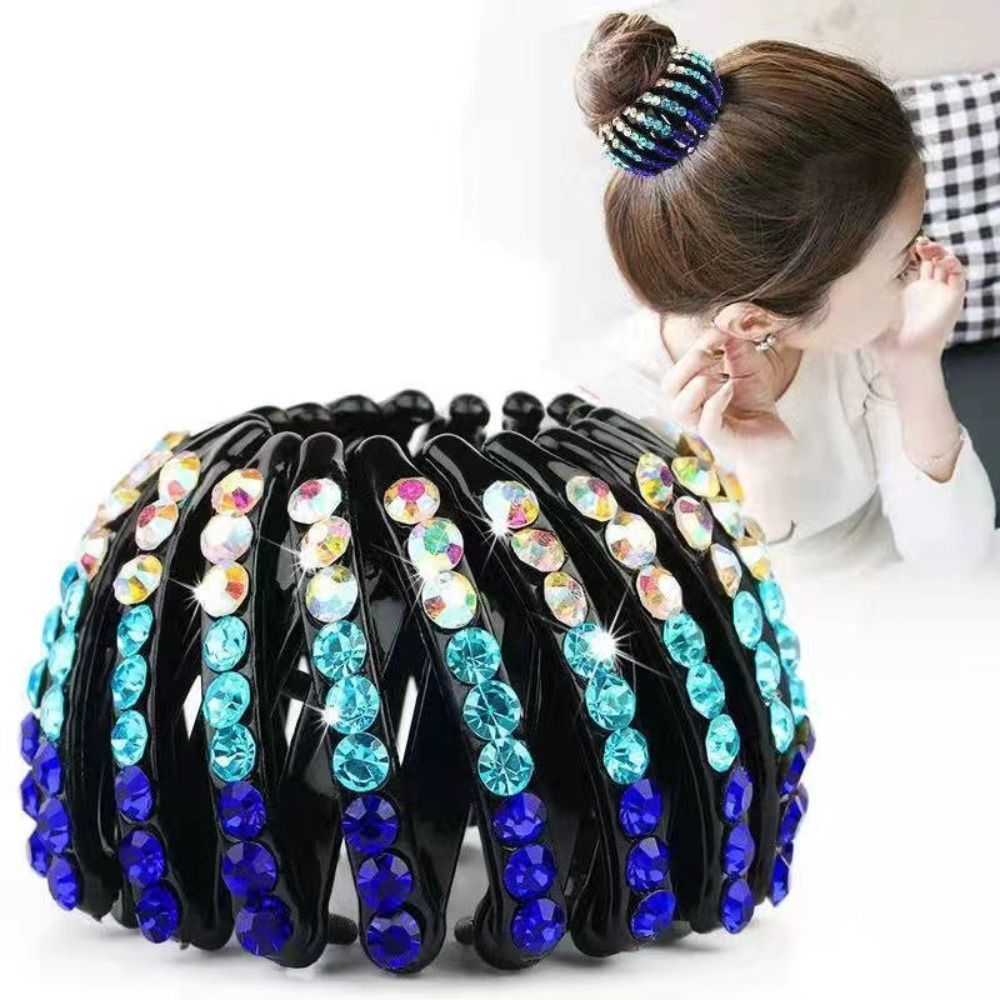 Creative Rhinestone Bird Nest Clips Headwear Hair Accessories