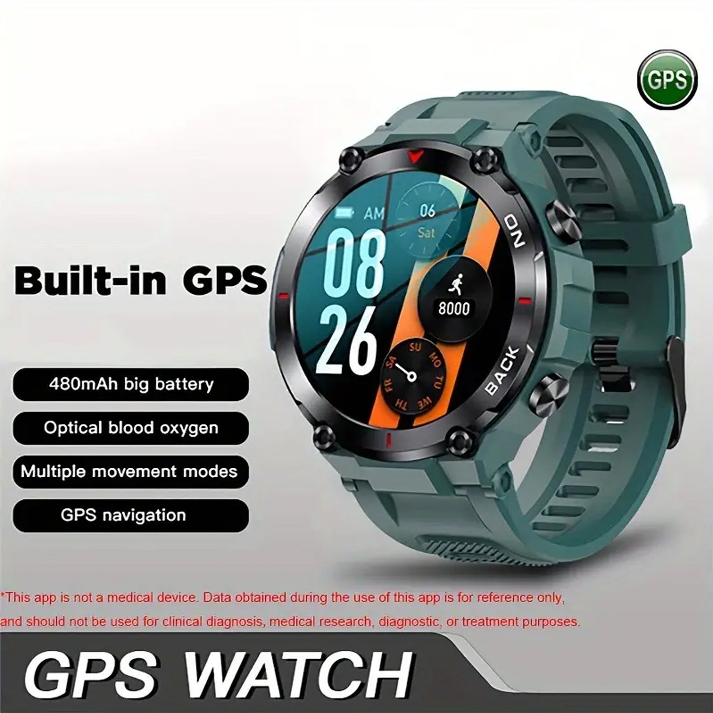 Outdoor Military Smart Watch