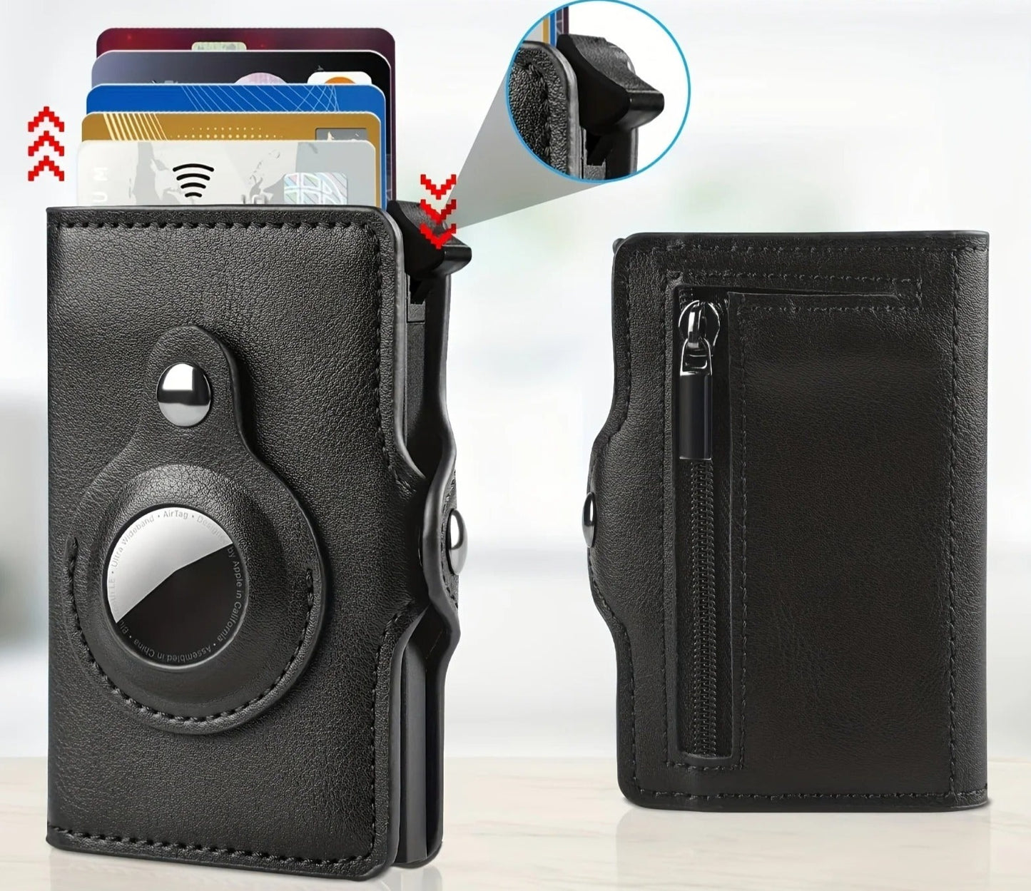 Men's Wallet Tracker Card Clamp