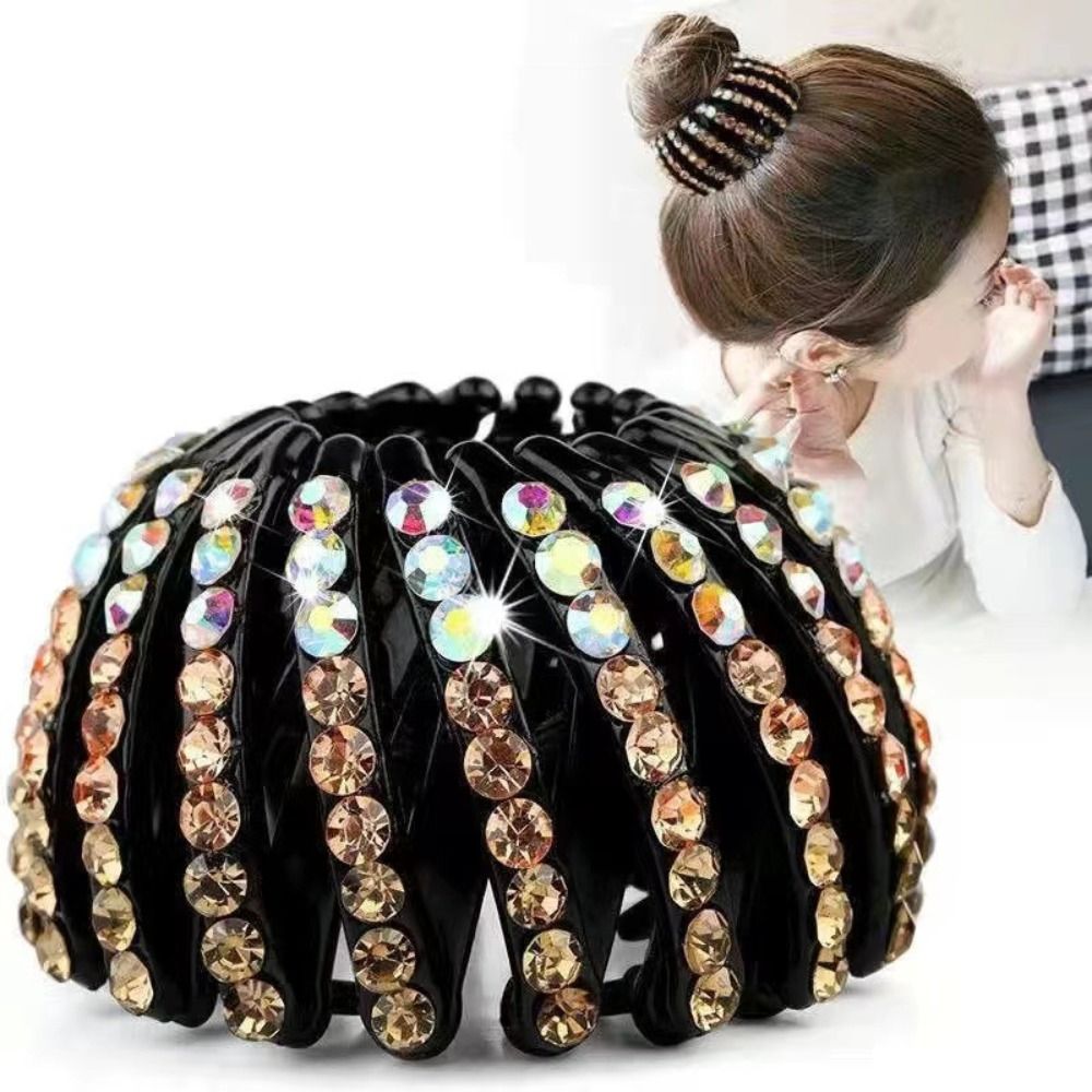 Creative Rhinestone Bird Nest Clips Headwear Hair Accessories