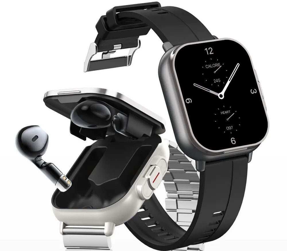 2024 Bluetooth Headset Smart Watch Touch Screen iPhone & Android