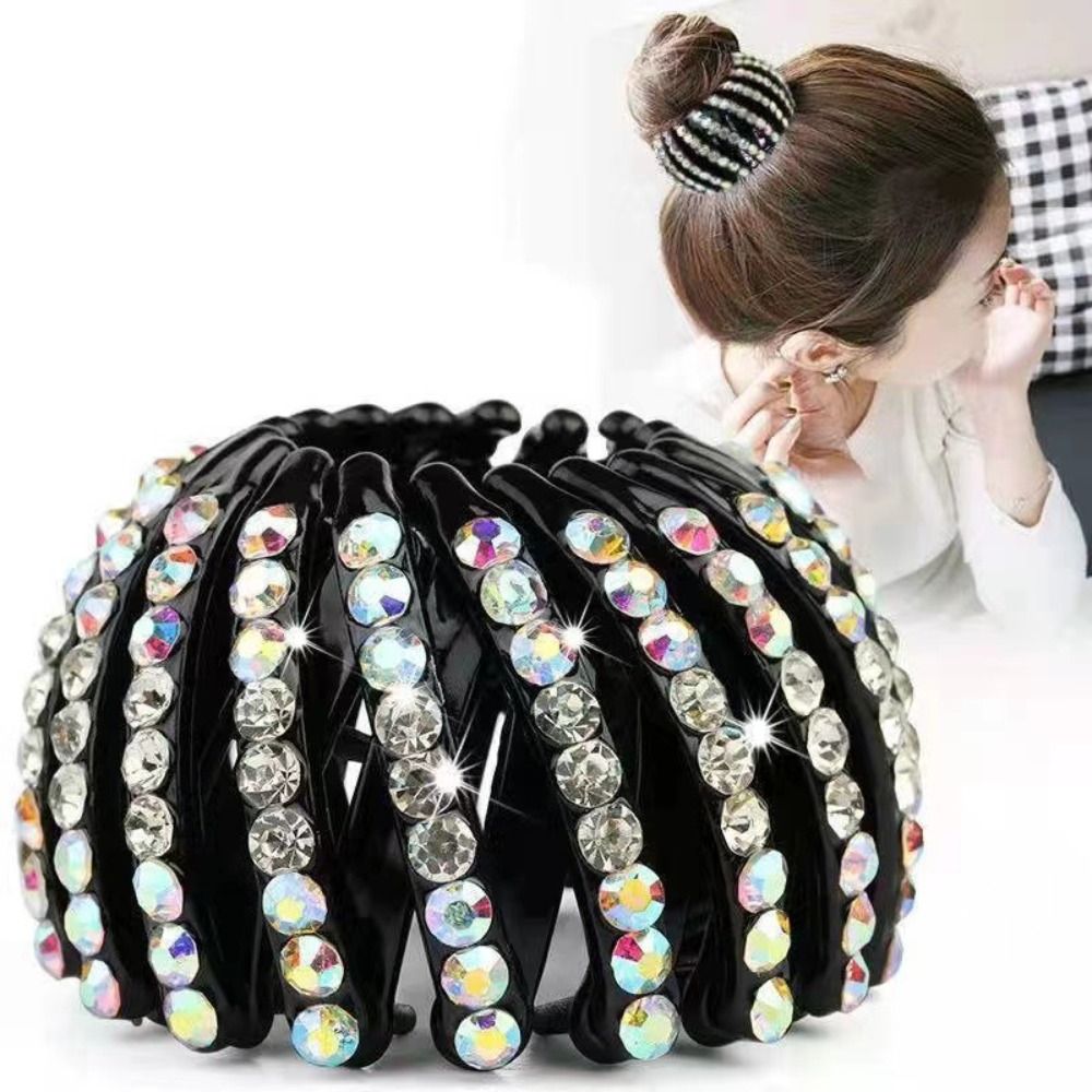 Creative Rhinestone Bird Nest Clips Headwear Hair Accessories