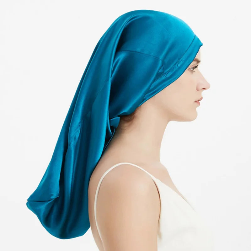 Mulberry Silk Sleeping Cap for Long Hair