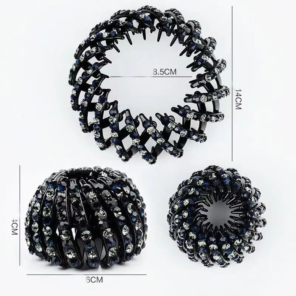 Creative Rhinestone Bird Nest Clips Headwear Hair Accessories