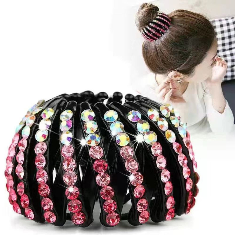 Creative Rhinestone Bird Nest Clips Headwear Hair Accessories