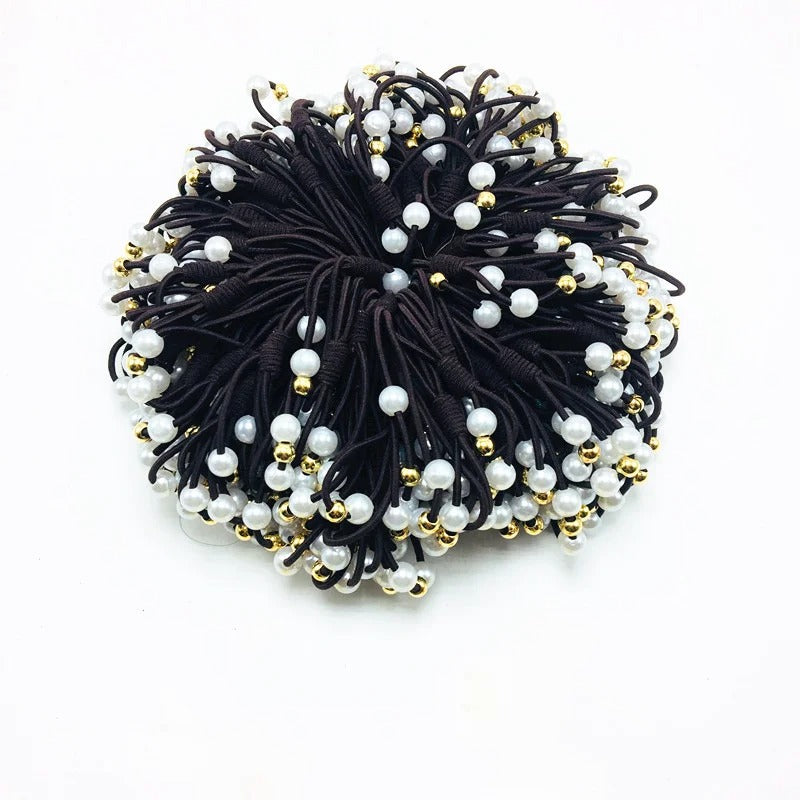 20PCS Fashion Pearls Elastic Hair Ties