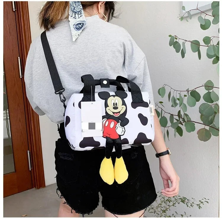 Mini Shoulder Travel Bag for Teen  Girls –  Mickey Mouse  Crossbody Handbag, Gym bag