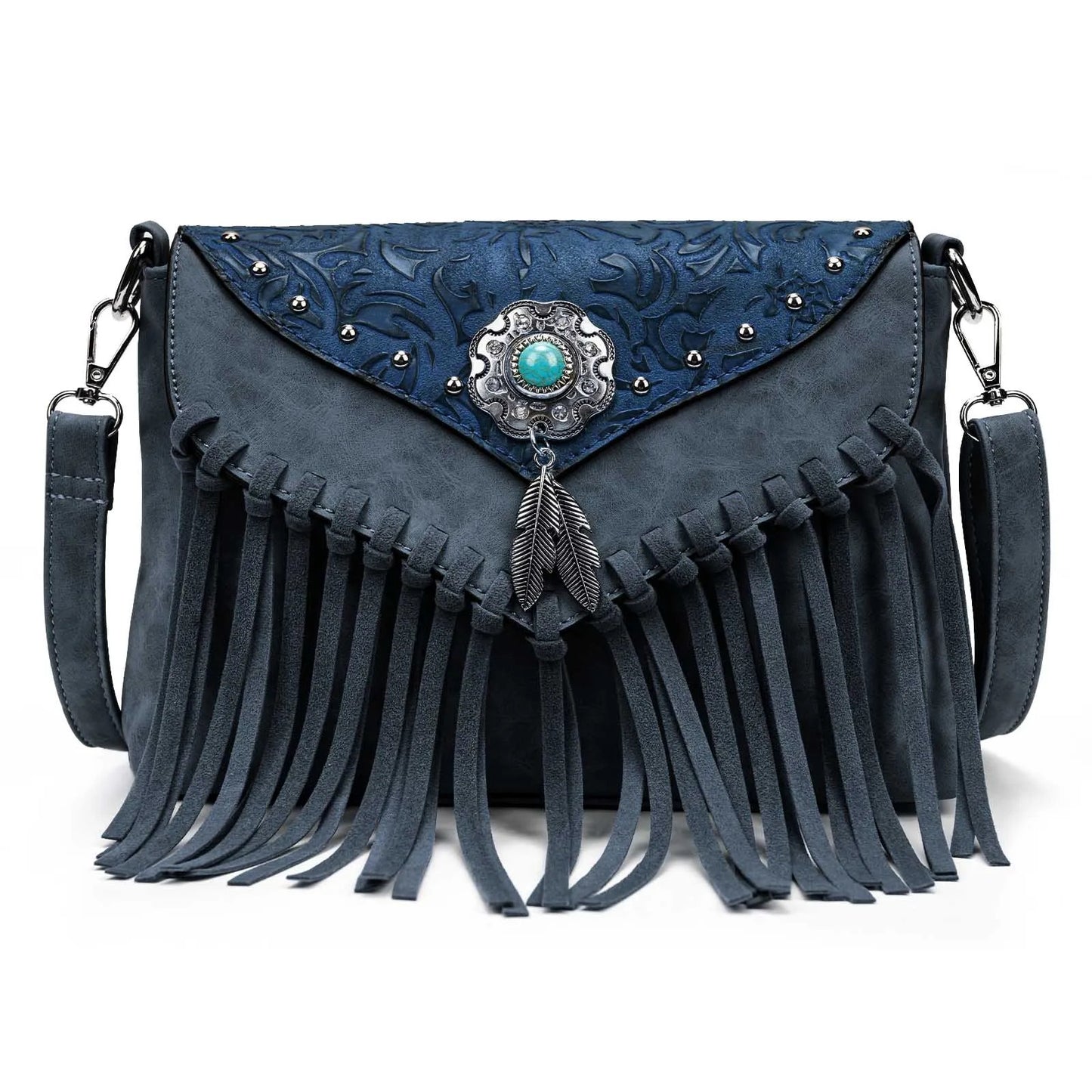 Fringe Leather Luxury Clutch