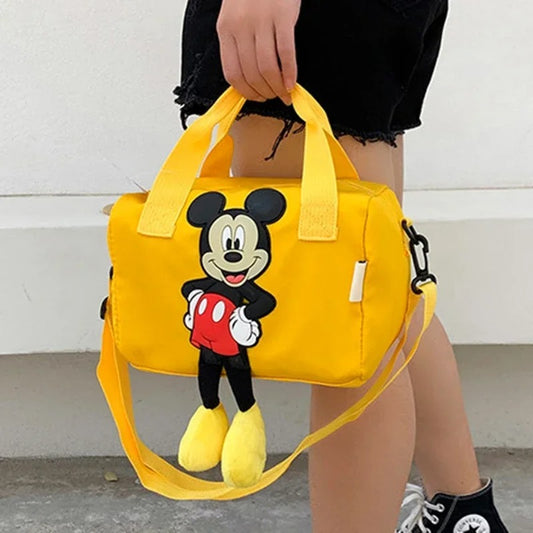 Mini Shoulder Travel Bag for Teen  Girls –  Mickey Mouse  Crossbody Handbag, Gym bag