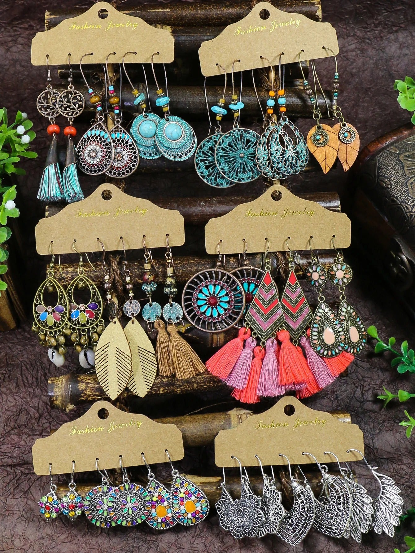 Ethnic Style Antique Earring Full Pack