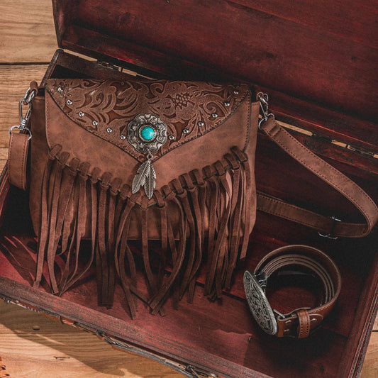 Fringe Leather Luxury Clutch