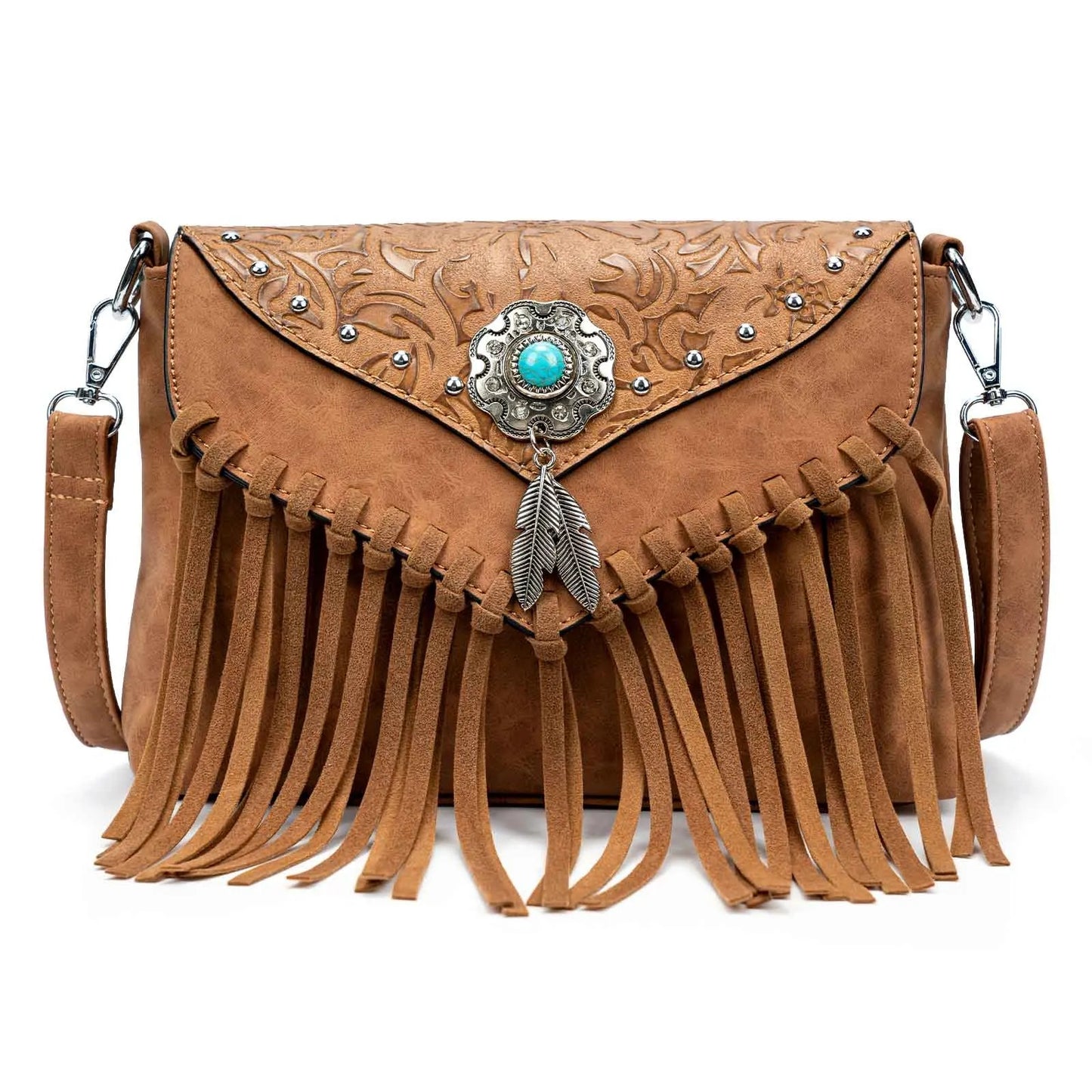 Fringe Leather Luxury Clutch