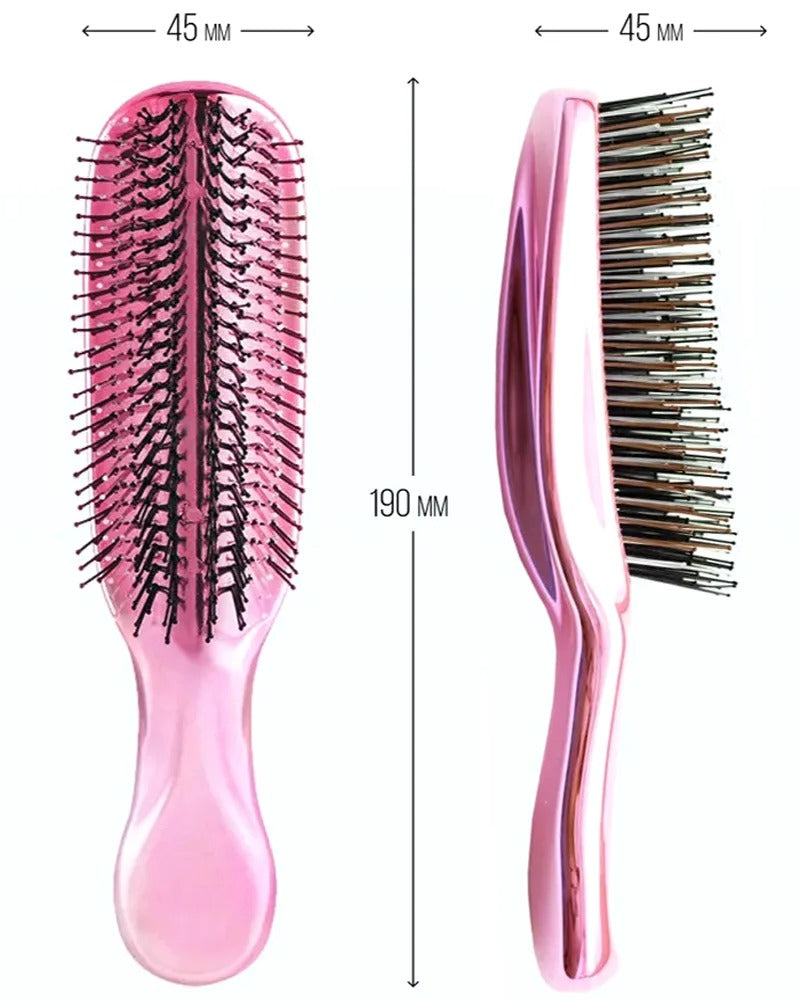 Electroplated  Scalp Massage Shampoo Brush – Japanese Wet Detangling Massager