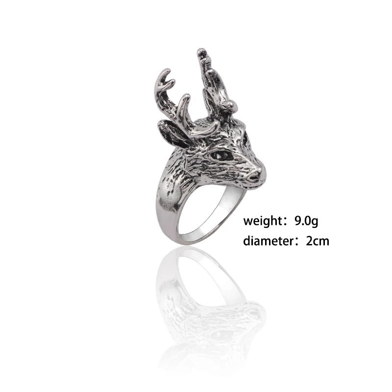 Gothic Punk Ring Men Retro Ring Jewelry