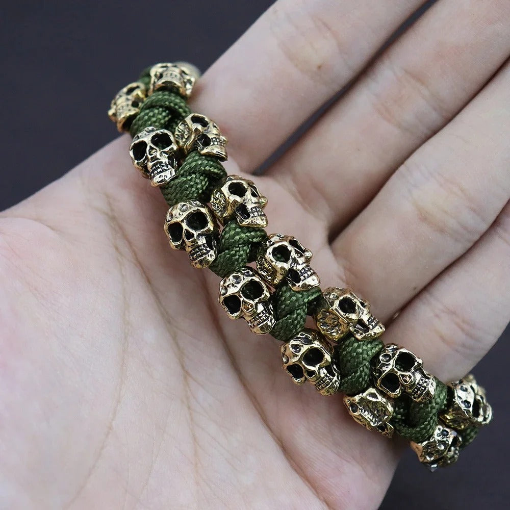 Men’s Vintage Adjustable Skull Bracelet