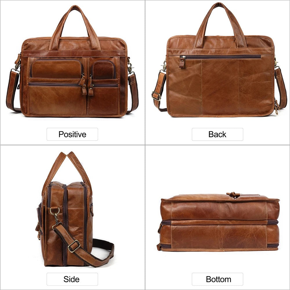 Men Briefcase Laptop Casual Business Bag