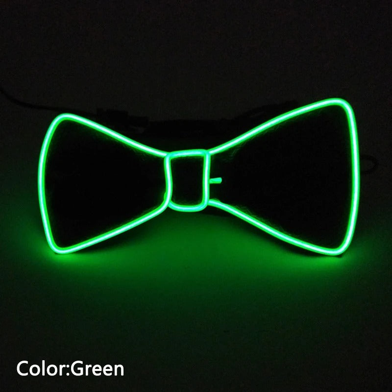 LED Acrylic DJ Luminous Bow Tie