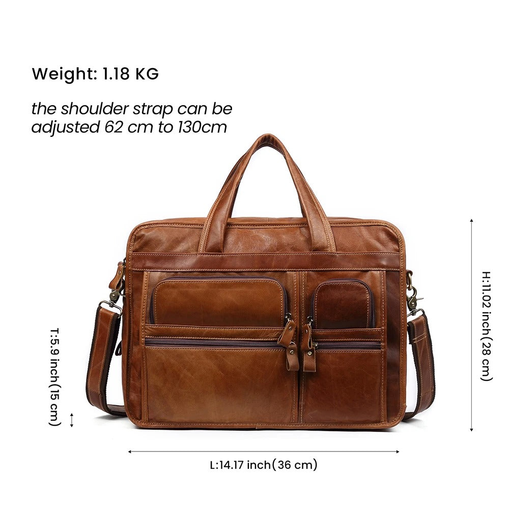 Men Briefcase Laptop Casual Business Bag