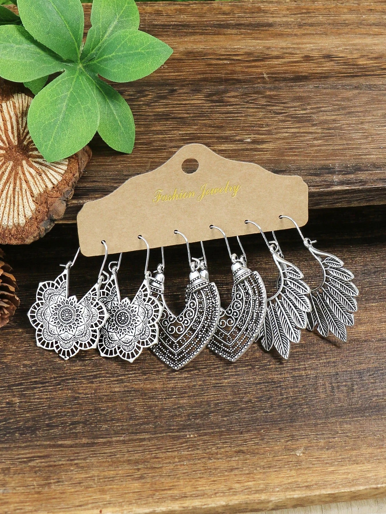 Silver Leaf Earring