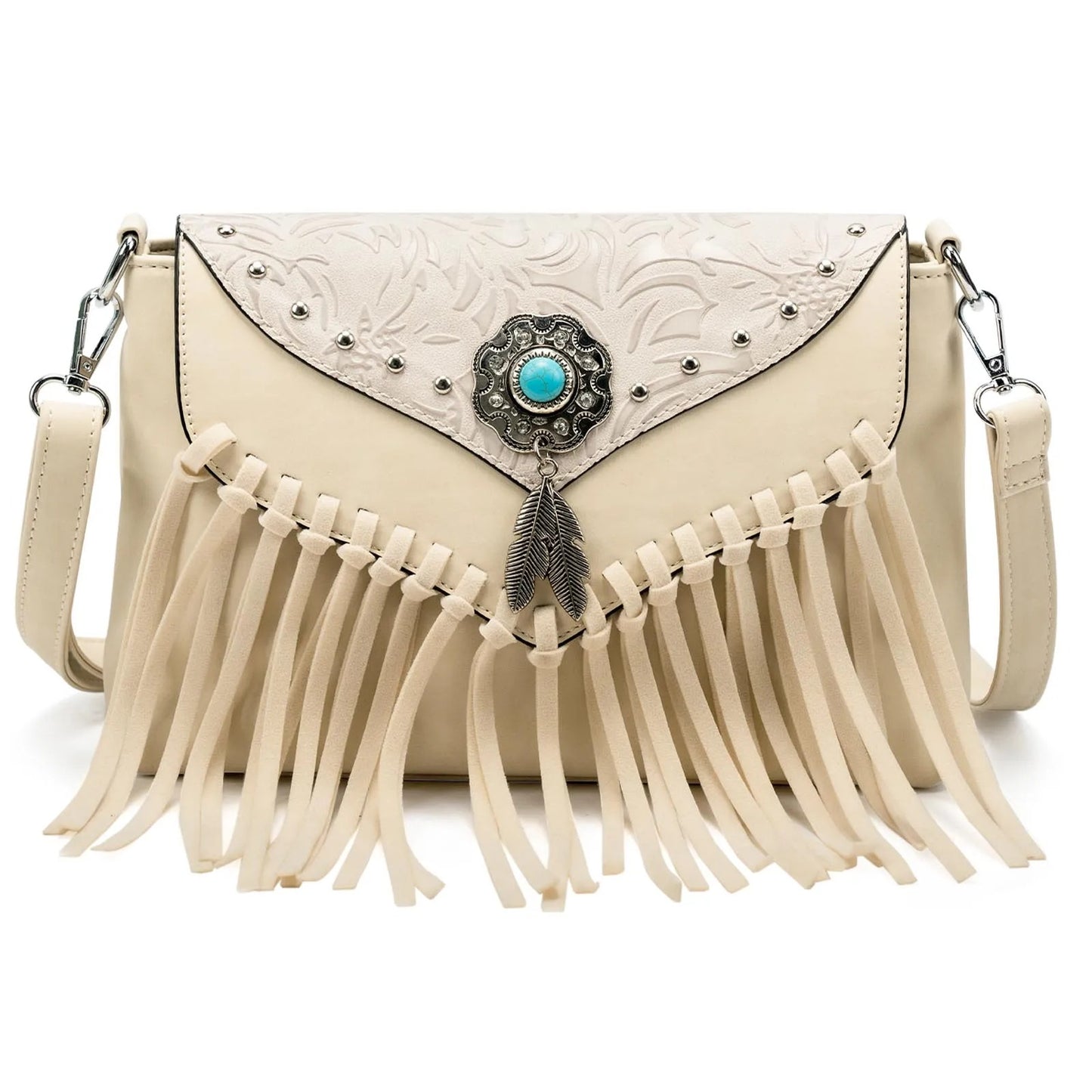 Fringe Leather Luxury Clutch