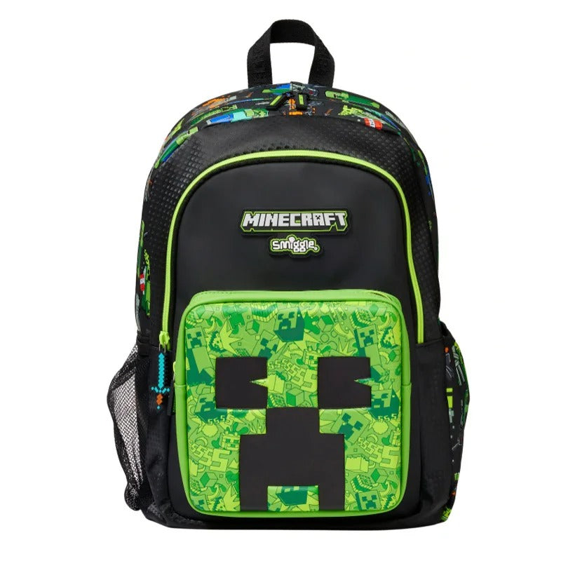 Minecraft Boys Girls School Backpack Set