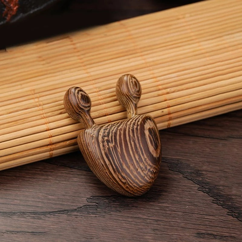 Sandalwood Eye & Face Massager – Natural Gua Sha Tool