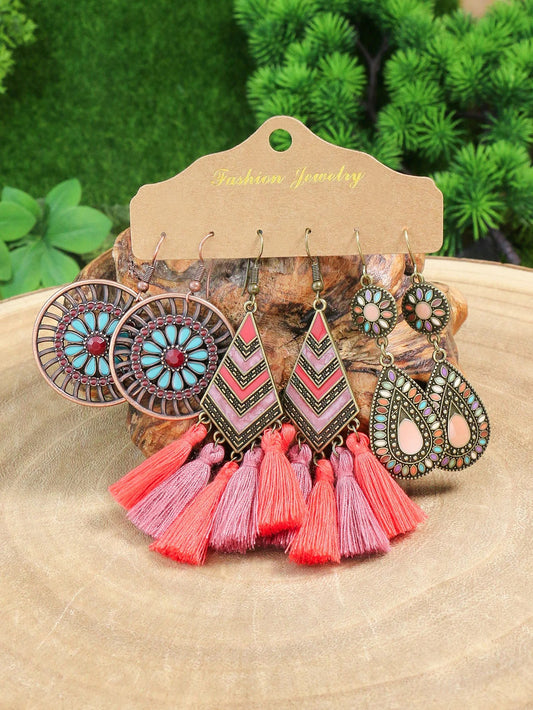 Ethnic Style Antique Alloy Earring