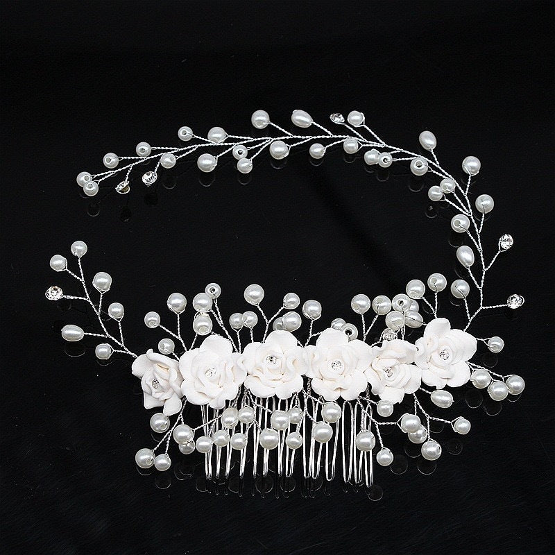 Vine Pearl Party Hair Accessory