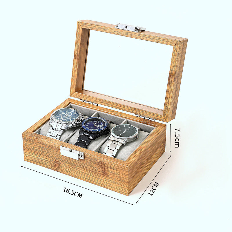 Bamboo Wooden Watch Storage Case