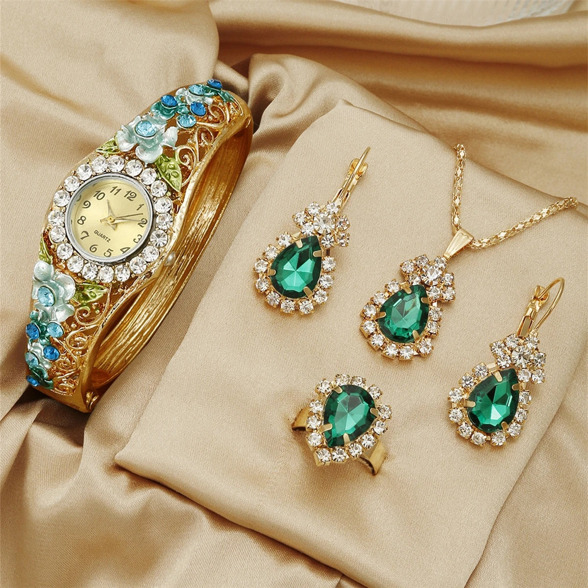 Bracelet watch & Jewelry set