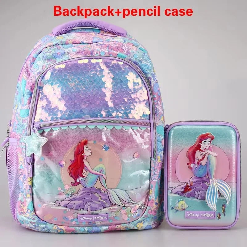 Mermaid Kids School Backpack Set