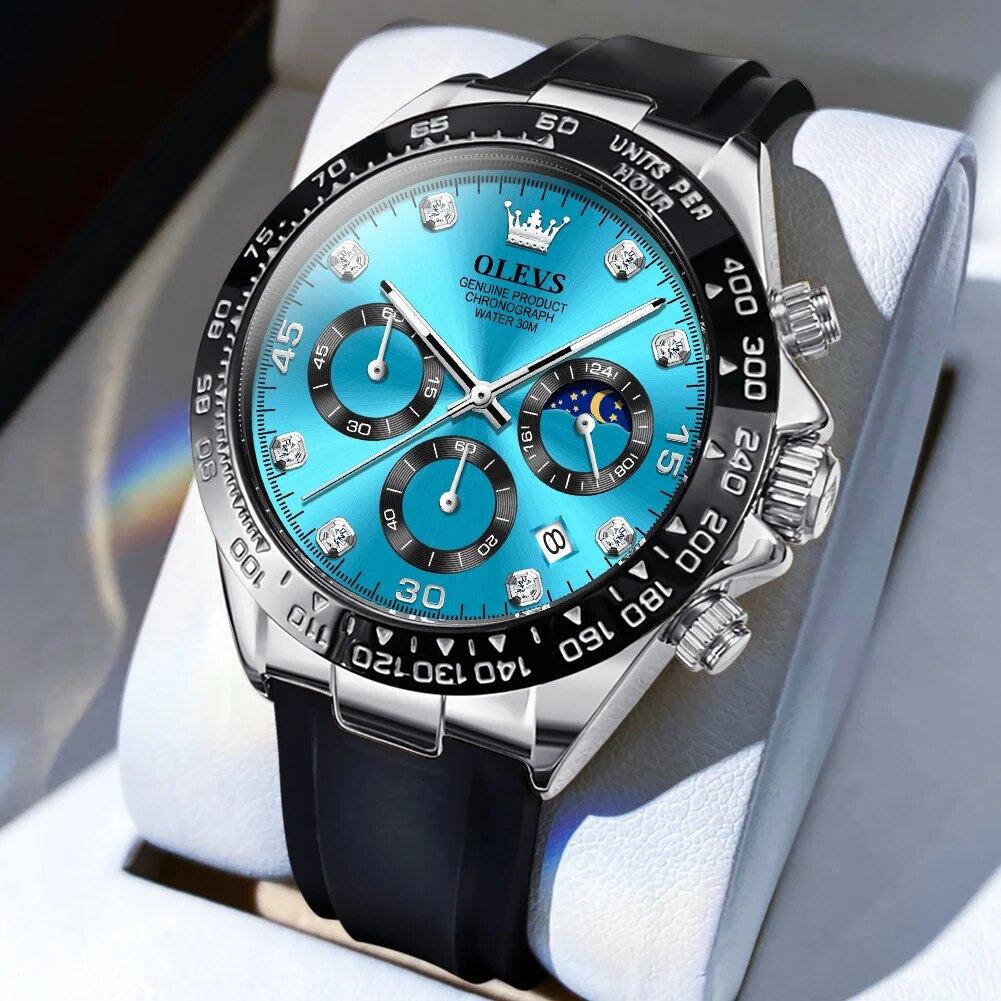 Quartz Men Sports Waterproof & Luminous Watch 2024