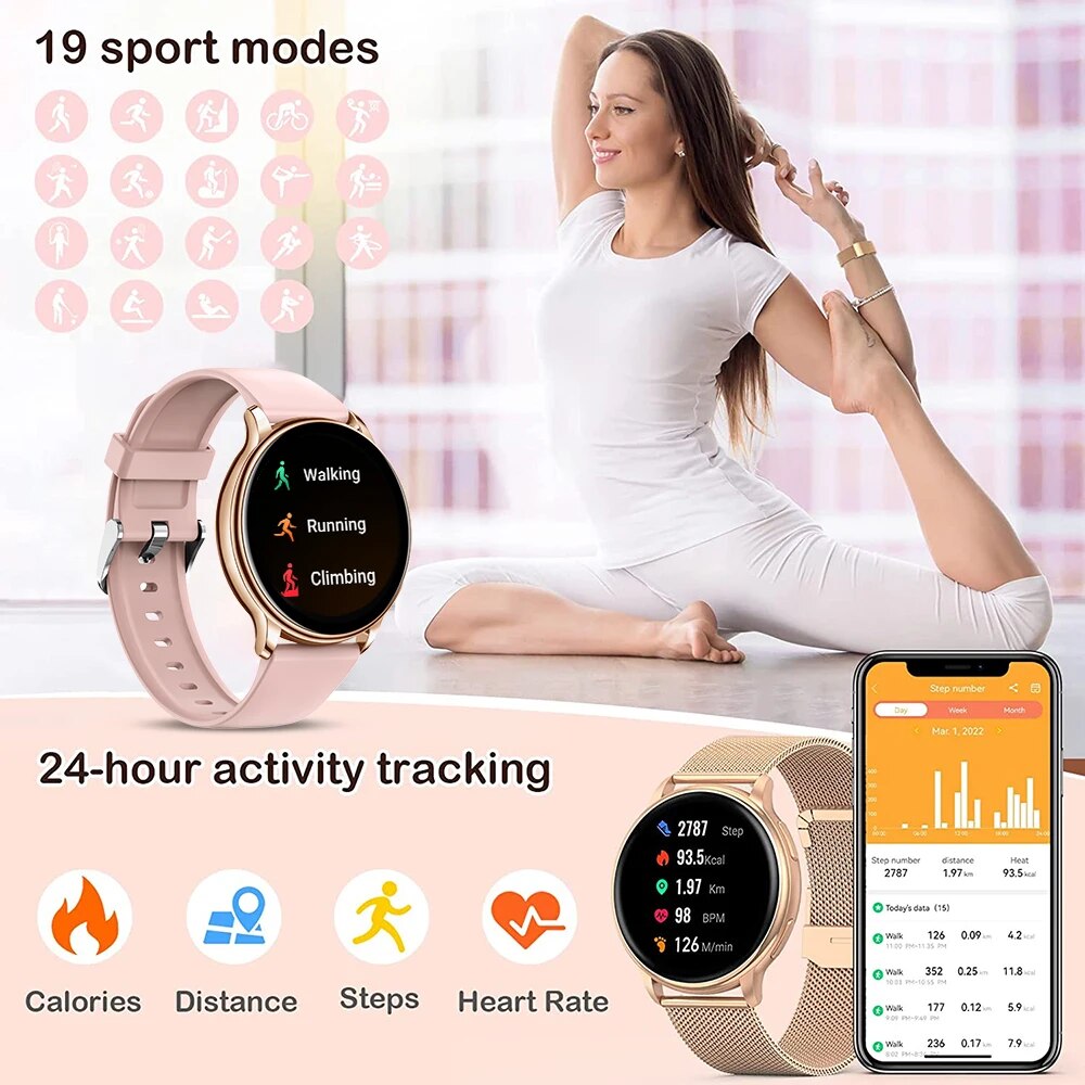 Android & IOS G35 Bluetooth Women Smart Watch